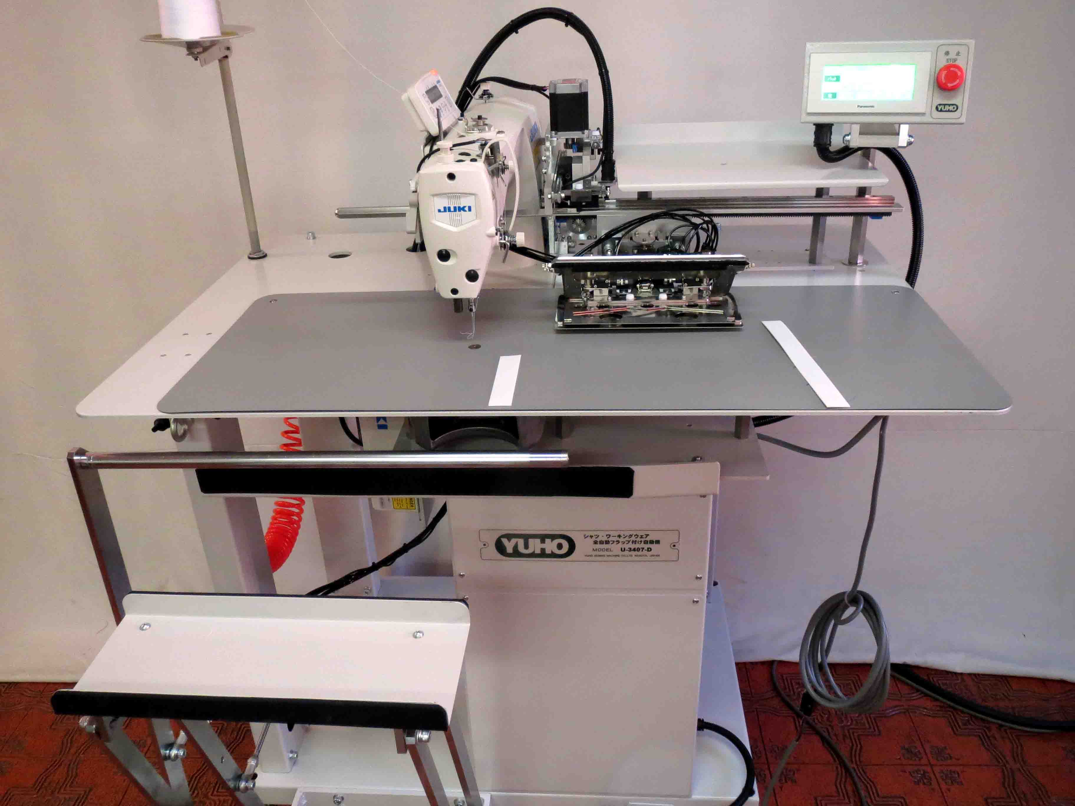 AUTOMATIC FLAP SETTER & RUNSTITCHING UNIT